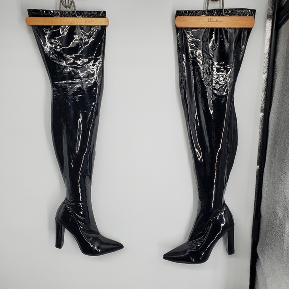 WSKEISP Shoes Women 10.5 Stiletto Over The Thigh High Boots Heels - Picture 1 of 7